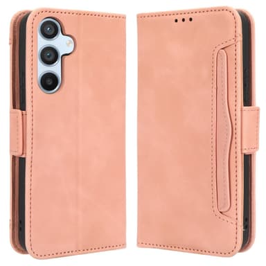 SKALO Samsung A54 5G 6-lokeroa Lompakkokotelo - Pinkki