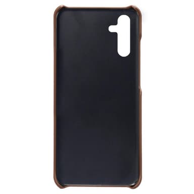 SKALO Samsung A54 5G PU-nahkainen Korttikotelo - Tummanruskea