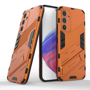 SKALO Samsung A54 5G Hybrid BIBERCAS Suojakuori - Oranssi