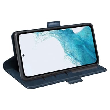 SKALO Samsung A54 5G Premium Wallet Lompakkokotelo - Sininen