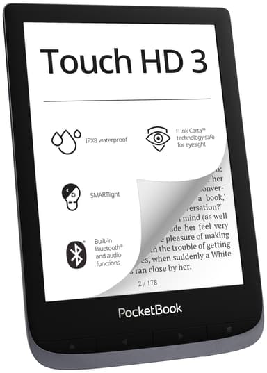 Pocketbook Touch HD 3 e-kirjan lukulaite 16 GB (harmaa)