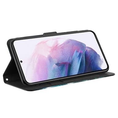 SKALO Samsung A34 5G Marmori 3D Lompakkokotelo