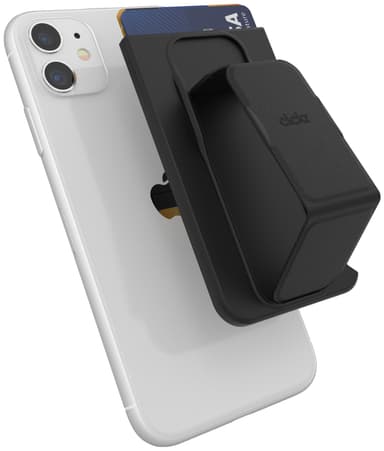 CLCKR MagSafe lompakkokotelo (musta)