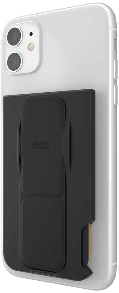 CLCKR MagSafe lompakkokotelo (musta)