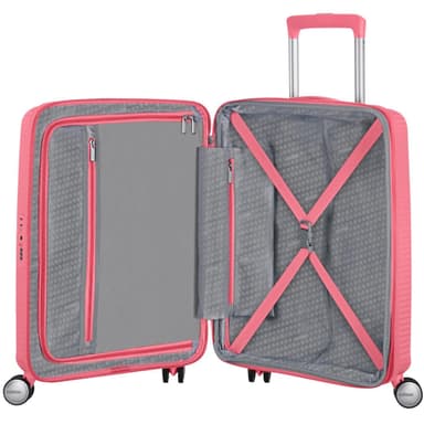 American Tourister Soundbox Kabinväska Exp. 55 Sun Kissed Coral