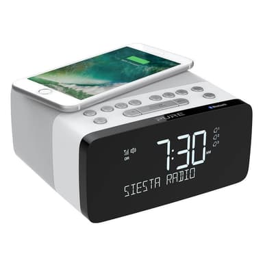 PURE FM/DAB/DAB+/BT/Qi Siesta Charge Kelloradio Polar