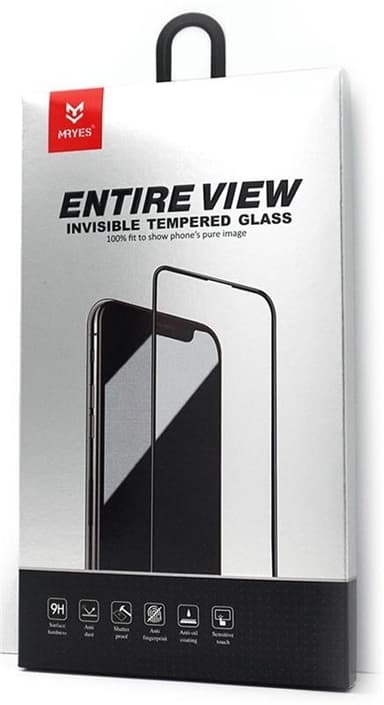 Mr. Yes Karkaistu lasi näytönsuoja iPhone XS Maxille 3D-suojauksella