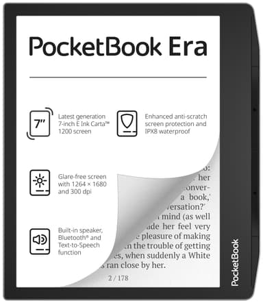 PocketBook Era eBook e-kirjojen lukulaite 16 GB (hopea)