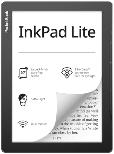 PocketBook InkPad Lite e-kirjan lukulaite 8 GB (harmaa)