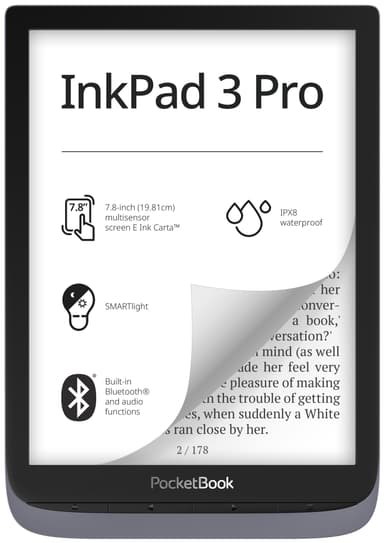 PocketBook InkPad 3 Pro e-kirjan lukulaite 16 GB (harmaa)