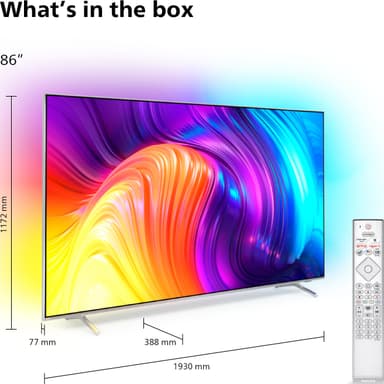 Philips 86” PUS8807 4K Ambilight älytelevisio (2022)