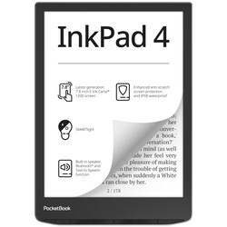 PocketBook InkPad 4 e-kirjan lukulaite 32 GB (hopea)