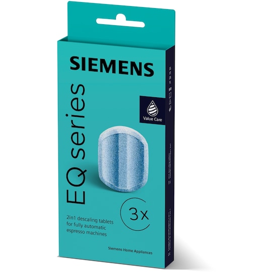 Siemens Espresso EQ Series kalkinpoistokapselit TZ80002B