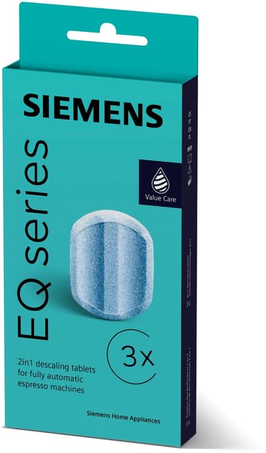 Siemens Espresso EQ Series kalkinpoistokapselit TZ80002B