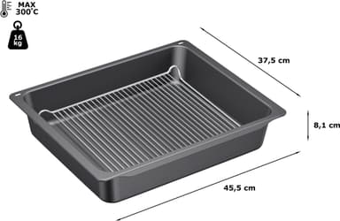Bosch uunipannu ritilällä HEZ633070