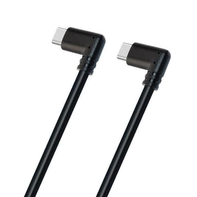 NÖRDIC 50cm 10Gbps 5A Power Delivery PD100W Emarker USB3.2 Gen2 USB-C to C pikalatauskaapelilla