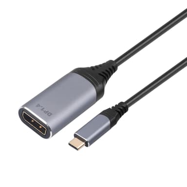 NÖRDIC 20 cm USBC–DP 1.4 -sovitin 8K30Hz 4K120Hz 32.4Gbps