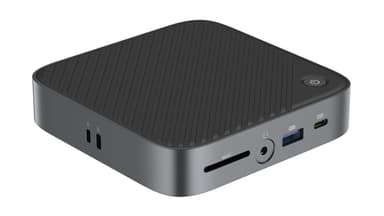 NÖRDIC 1–10 USB-C-kaksoisnäytön telakointiasema 2xHDMI 8K/4K 3xUSB-A 5G 1xUSB-C 5G 1xUSB-C PD96W 1xRJ45 GigaLAN 1xSD
