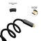 NÖRDIC 50 cm USB C–USB C -kaapeli USB3.1, Gen1, pikalataus Power Deliveryllä 60 W, 5 Gb/s, 3 A Emarkerilla, nailonpunottu, musta
