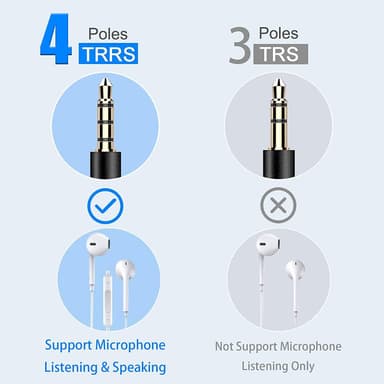 NÖRDIC Audiokaapeli 4-nastainen 3,5 mm uros uros 3 m hopea AUX-kaapeli TRRS mikrofonikaapeli
