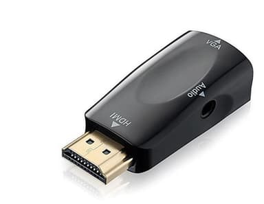 NÖRDIC HDMI ur–VGA na -sovitin, jossa 3,5 mm audio, 1920x1080p 60 Hz