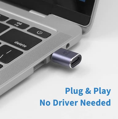 NÖRDIC USB4 sovitin uros-naaras 40G 8K30Hz PD100W