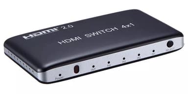 NÖRDIC HDMI 2.0 -kytkin 4-1 4K 60Hz 3D UHD HDCP 2.2