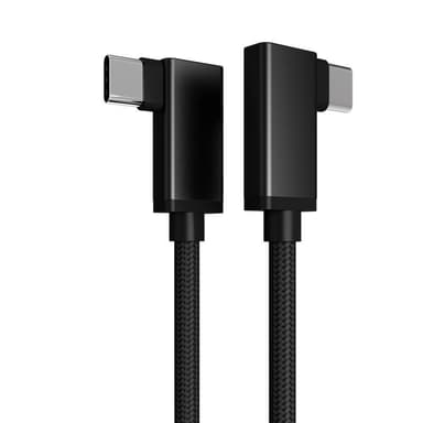 NÖRDIC 3m 10Gbps 5A Power Delivery PD100W Emarker USB3.2 Gen2 USB-C to C pikalatauskaapelilla