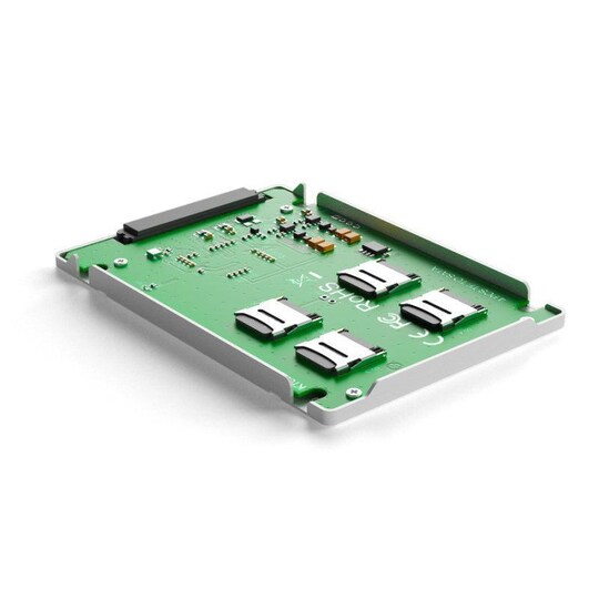 Maiwo KT037B2 ulkoinen kaappi, tukee 4 kpl Micro SD SATA RAID0:lla