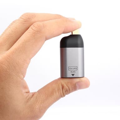 NÖRDIC USB-C - RJ45 Giga Ethernet -verkkosovitin Space Grey alumiini