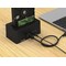 Maiwo K308H USB 3.1 GEN1 5 Gb/s:n telakointiasema 1 kpl 2,5–3,5 SATA-kiintolevylle ja SSD:lle 14 Tt saakka, UASP 3x USB3.1 -keskittimen tuki