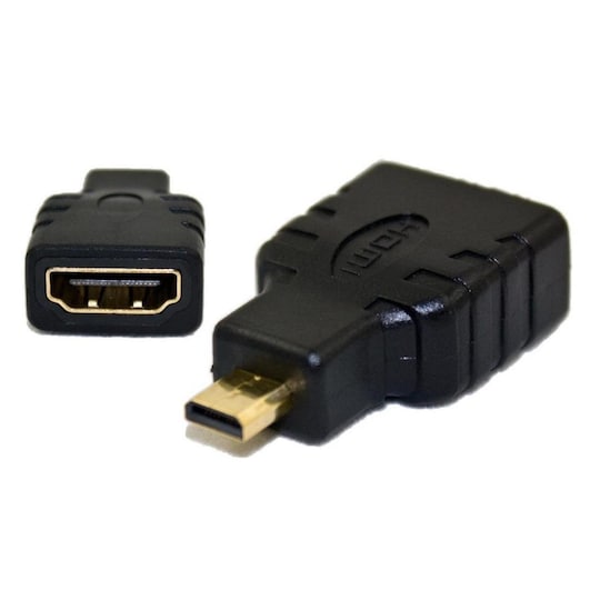 NÖRDIC HDMI-N5006, Micro HDMI ur–HDMI ur -sovitin 4Kx2K 60 Hz 10,2 Gb/s
