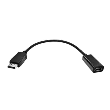 NÖRDIC Displayport ur–HDMI na -sovitin 4Kx2K 30 Hz:lla 4,96Gb/s, kullatut liittimet, 20 cm