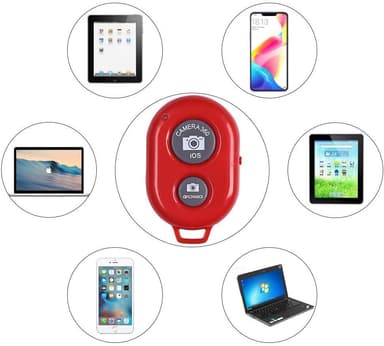 NÖRDIC Bluetooth-suljin matkapuhelimille, tableteille ja kameralle 10m