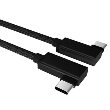 NÖRDIC 3m 10Gbps 5A Power Delivery PD100W Emarker USB3.2 Gen2 USB-C to C pikalatauskaapelilla