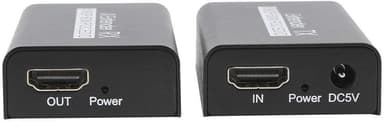 NÖRDIC HDMI Cat6 -laajennus, 60 m, 1080p 60 Hz, HD EDID -toiminto, HDMI-laajennus, Plug & Play