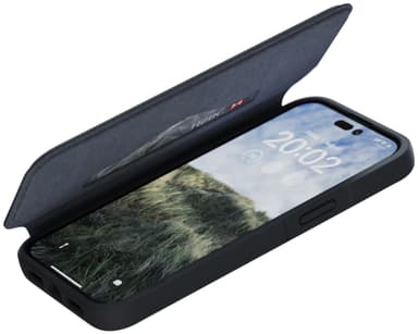 NJORD byELEMENTS iPhone 14/13 Pro Max MagSafe lompakkokotelo (musta)