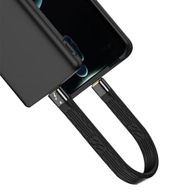 NÖRDIC lyhyt litteä kaapeli Thunderbolt 4 14cm 40Gbps data 8K video PD 100W yhteensopiva TB3:n ja USB4:n kanssa