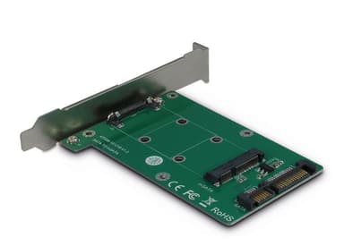 Maiwo KT008A mSATA 27x30, 51x30, 70x30 mm SATA-sovittimeen