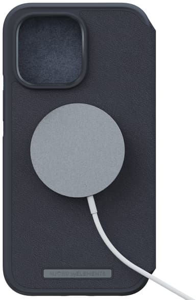 NJORD byELEMENTS iPhone 14/13 Pro Max MagSafe lompakkokotelo (musta)