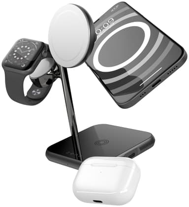 Zens 4in1 Magnetic Wireless latausasema (musta)