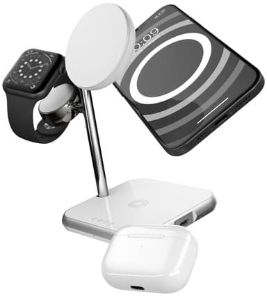 Zens 4in1 Magnetic Wireless latausasema (valkoinen)