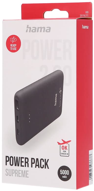 Hama Supreme 5HD 5000 mAh varavirtalähde