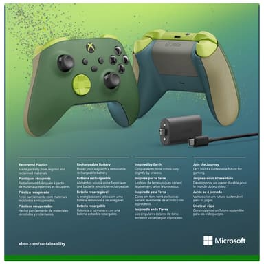 Microsoft Xbox WLC Remix ohjain + ladattava akku
