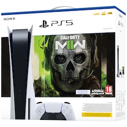 PlayStation 5 + COD MW2 pakkaus