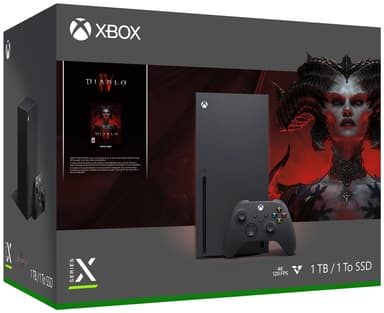 Xbox Series X 1TB Diablo IV pakkaus