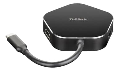 4-in-1 USB-C-keskitin, HDMI ja virransyöttö