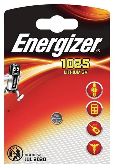 Energizer Litium Nappiparisto CR1025 | 3 V | 1 - Läpipainopakkaus