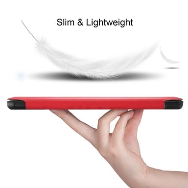 SKALO Lenovo Tab M7 (Gen 2/3) Trifold Suojakotelo - Punainen