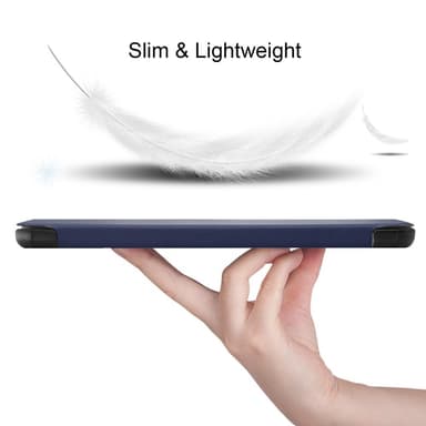 SKALO Lenovo Tab M7 (Gen 2/3) Trifold Suojakotelo - Tummansininen
